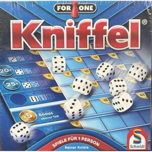 German Kniffel Game Dice Rolling Board Game 8+ Schmidt Spiele German Edition NEW